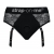 Черные трусики для насадок Diva Lingerie Harness - size M - Strap-on-me - купить с доставкой в Комсомольске-на-Амуре