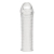 Текстурированная насадка на пенис Clear Textured Penis Enhancing Sleeve Extension - 16,5 см. - BlueLine - в Комсомольске-на-Амуре купить с доставкой