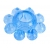 Голубая гелевая насадка-цветок - Toyfa Basic - в Комсомольске-на-Амуре купить с доставкой Голубая гелевая насадка-цветок - Toyfa Basic - в Комсомольске-на-Амуре купить с доставкой