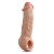 Телесная насадка-удлинитель Intrepid 9.25 Inch Realistic Penis Extender Sleeve - 23,5 см. - Blush Novelties - в Комсомольске-на-Амуре купить с доставкой