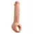 Телесная насадка-удлинитель Thrive 8.75 Inch Realistic Penis Extender Sleeve - 22,2 см. - Blush Novelties - в Комсомольске-на-Амуре купить с доставкой