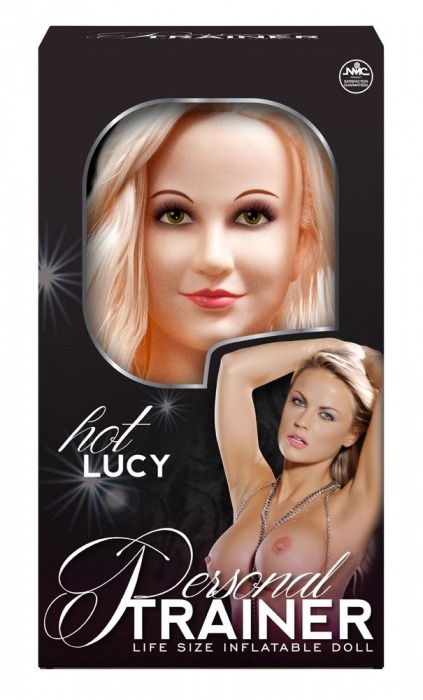 Надувная кукла с вибрацией и 2 любовными отверстиями Hot Lucy Lifesize Love Doll - NMC - в Комсомольске-на-Амуре купить с доставкой