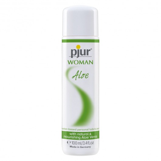 Лубрикант на водной основе pjur WOMAN Aloe - 100 мл. - Pjur - купить с доставкой в Комсомольске-на-Амуре