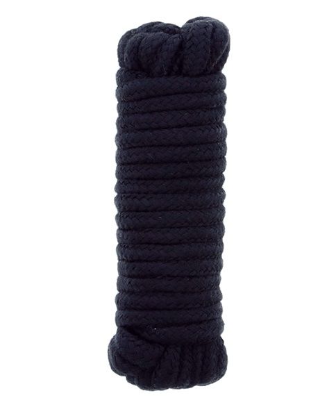 Чёрная веревка для связывания BONDX LOVE ROPE - 5 м. - Dream Toys - купить с доставкой в Комсомольске-на-Амуре