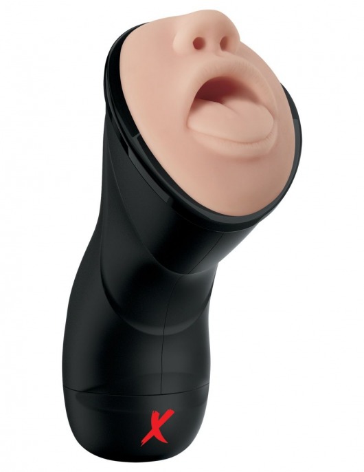 Мастурбатор-ротик Deep Throat Vibrating Stroker - Pipedream - в Комсомольске-на-Амуре купить с доставкой