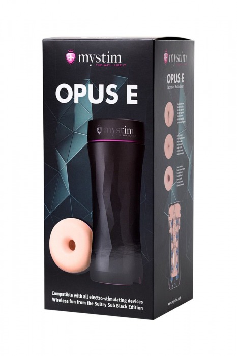 Мастурбатор-анус Opus E Donut с возможностью подключения электростимуляции - MyStim - купить с доставкой в Комсомольске-на-Амуре