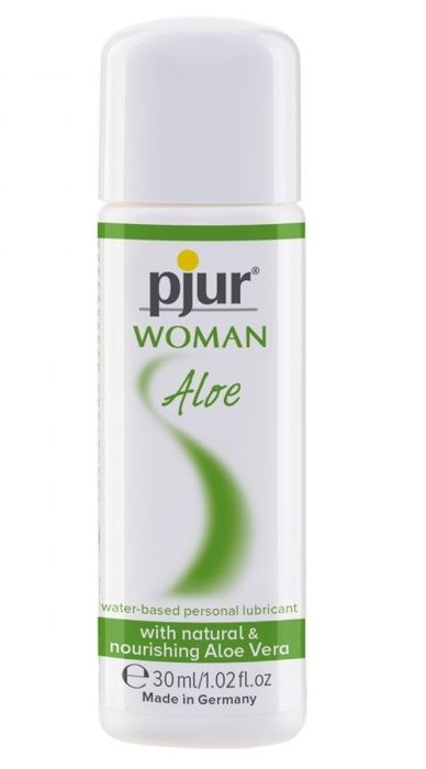 Лубрикант на водной основе pjur WOMAN Aloe - 30 мл. - Pjur - купить с доставкой в Комсомольске-на-Амуре