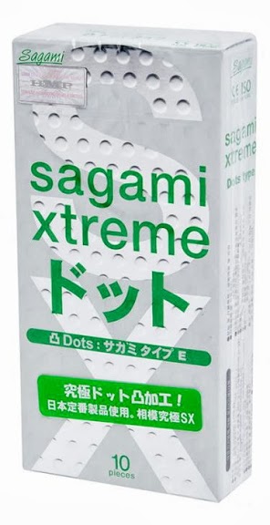 Презервативы Sagami Xtreme Type-E с точками - 10 шт. - Sagami - купить с доставкой в Комсомольске-на-Амуре