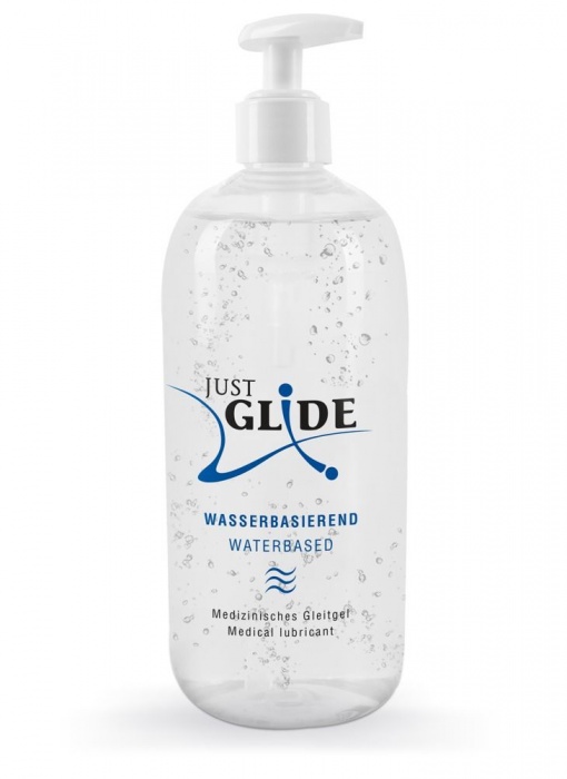 Гель-смазка на водной основе Just Glide с дозатором - 500 мл. - Orion - купить с доставкой в Комсомольске-на-Амуре