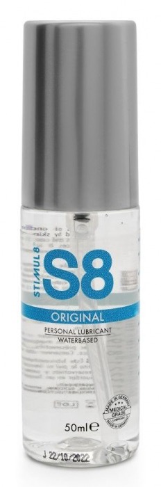 Универсальный лубрикант на водной осноdе S8 Original Lube - 50 мл. - Stimul8 - купить с доставкой в Комсомольске-на-Амуре