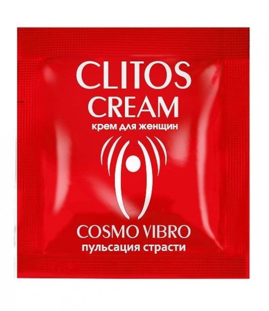 Пробник возбуждающего крема для женщин Clitos Cream - 1,5 гр. - Биоритм - купить с доставкой в Комсомольске-на-Амуре