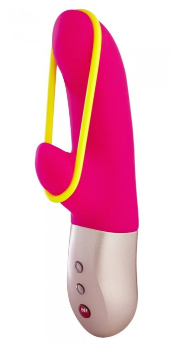 Ярко-розовый мини-вибратор Amorino - Fun Factory