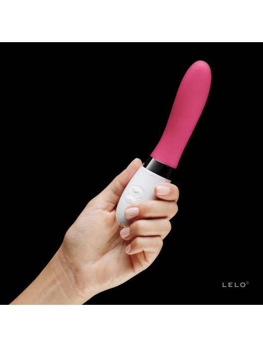 Розовый перезаряжаемый вибратор Liv 2 Cerise - 17,4 см. - Lelo