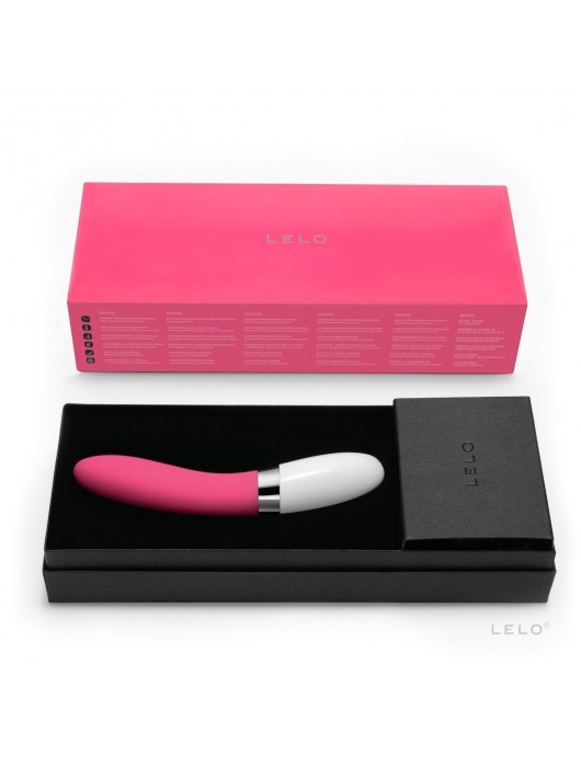 Розовый перезаряжаемый вибратор Liv 2 Cerise - 17,4 см. - Lelo