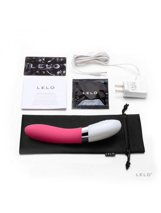 Розовый перезаряжаемый вибратор Liv 2 Cerise - 17,4 см. - Lelo