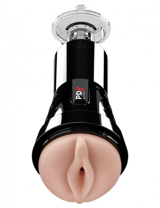 Телесный вибромастурбатор-вагина Cock Compressor Vibrating Stroker - Pipedream - в Комсомольске-на-Амуре купить с доставкой