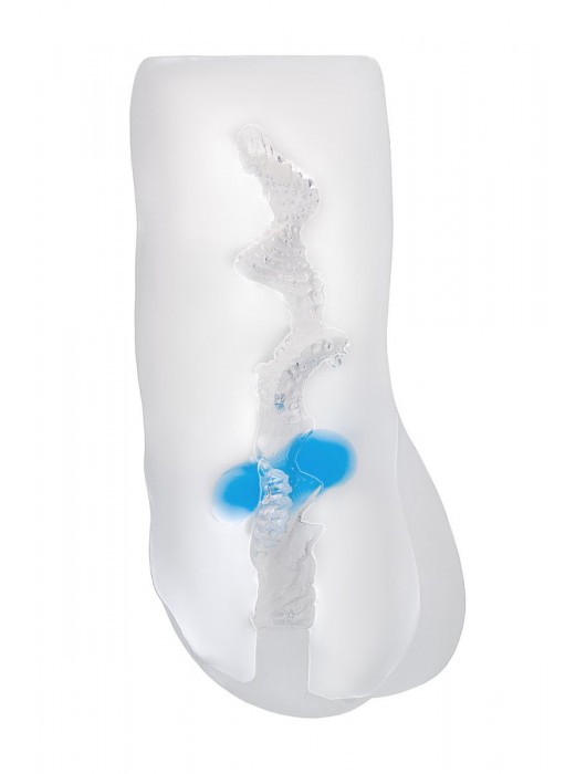 Прозрачный реалистичный мастурбатор Juicy Pussy Hot Crystal - ToyFa - в Комсомольске-на-Амуре купить с доставкой