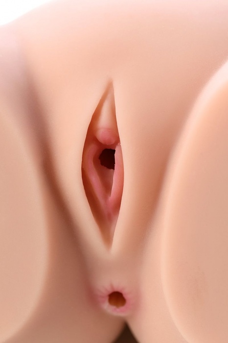 Мастурбатор-полуторс Cherry с вибрацией и двумя любовными тоннелями - KOKOS - в Комсомольске-на-Амуре купить с доставкой