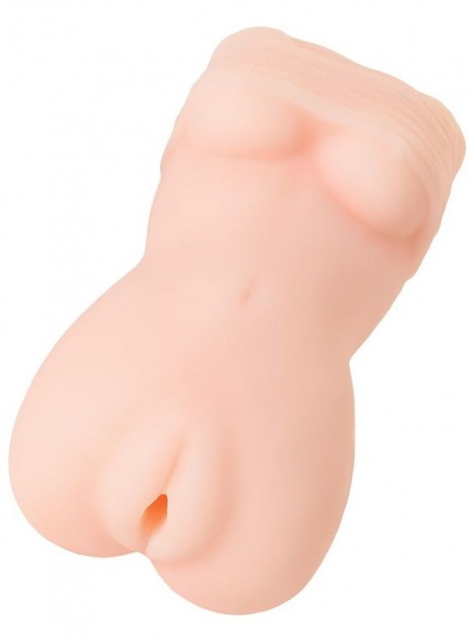 Телесный мастурбатор в виде женской фигурки - Toyfa Basic - в Комсомольске-на-Амуре купить с доставкой Телесный мастурбатор в виде женской фигурки - Toyfa Basic - в Комсомольске-на-Амуре купить с доставкой