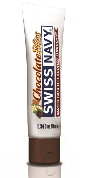 Лубрикант с ароматом шоколада Swiss Navy Chocolate Bliss Lube - 10 мл. - Swiss navy - купить с доставкой в Комсомольске-на-Амуре