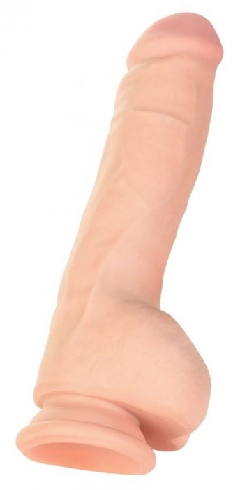 Телесный реалистичный вибратор-ротатор Ulric - 24 см. - ToyFa купить в Комсомольске-на-Амуре с доставкой в Orgasmix.ru Телесный реалистичный вибратор-ротатор Ulric - 24 см. - ToyFa