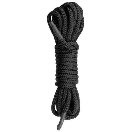 Черная веревка для бондажа Easytoys Bondage Rope - 5 м. - Easy toys - купить с доставкой в Комсомольске-на-Амуре