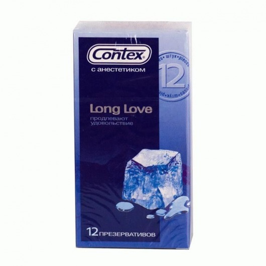 Презервативы с продлевающей смазкой Contex Long Love - 12 шт. - Contex - купить с доставкой в Комсомольске-на-Амуре