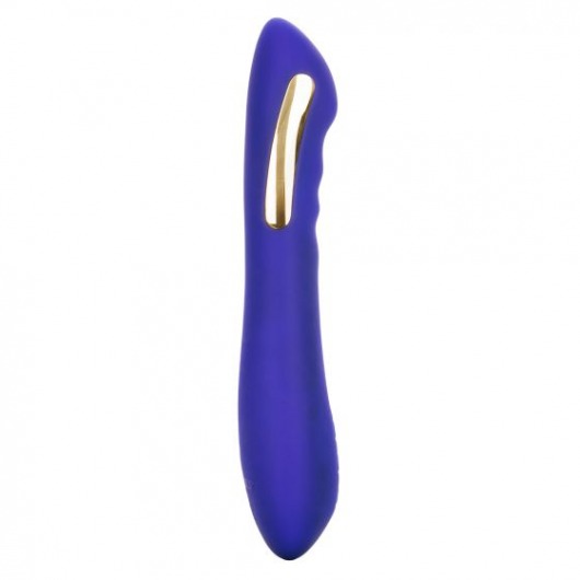 Фиолетовый вибратор с электростимуляцией Intimate E-Stimulator Petite Wand - 18,5 см. - California Exotic Novelties - купить с доставкой в Комсомольске-на-Амуре