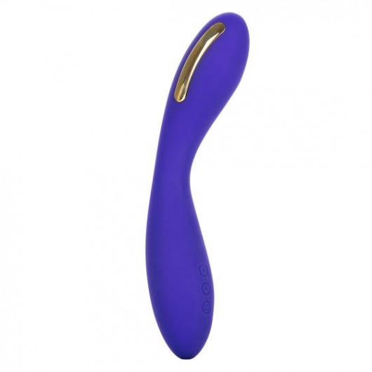 Фиолетовый вибратор с электростимуляцией Intimate E-Stimulator Wand - 21,5 см. - California Exotic Novelties - купить с доставкой в Комсомольске-на-Амуре