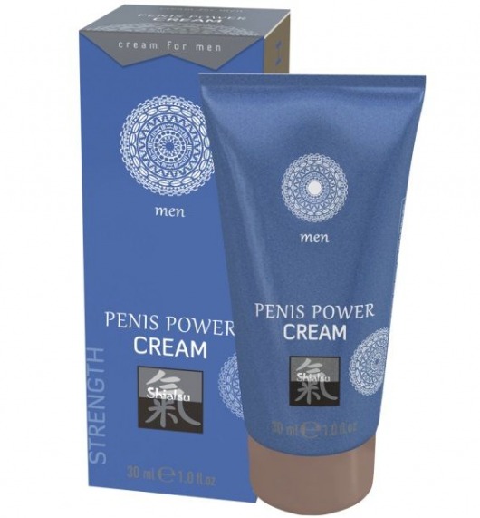 Возбуждающий крем для мужчин Penis Power Cream - 30 мл. - Shiatsu - купить с доставкой в Комсомольске-на-Амуре