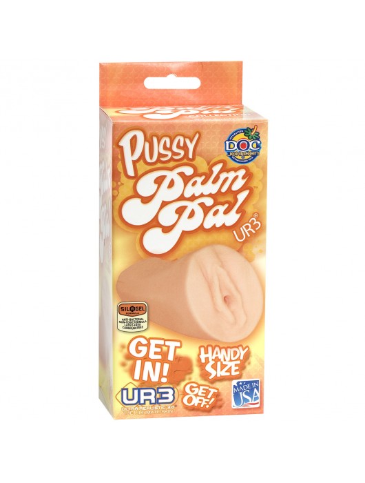 Мастурбатор-вагина Palm Pal Natural ULTRASKYN Masturbator Pussy - Doc Johnson - в Комсомольске-на-Амуре купить с доставкой