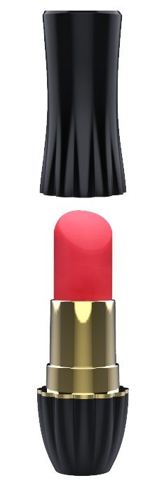 Клиторальный стимулятор-помада LIPSTICK - 9,3 см. - Dream Toys - купить с доставкой в Комсомольске-на-Амуре