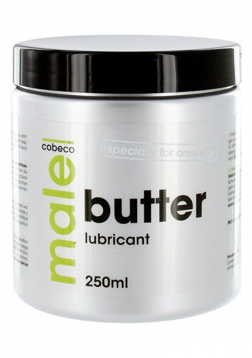 Анальный лубрикант MALE Cobeco Butter Lubricant - 250 мл. - Cobeco - купить с доставкой в Комсомольске-на-Амуре