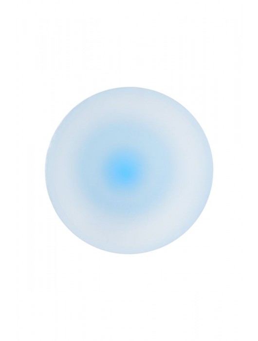 Голубая, светящаяся в темноте анальная втулка Namor Glow - 12,5 см. - ToyFa