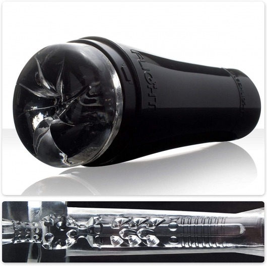 Черный мастурбатор-анус Fleshlight - Flight Pilot - Fleshlight - в Комсомольске-на-Амуре купить с доставкой
