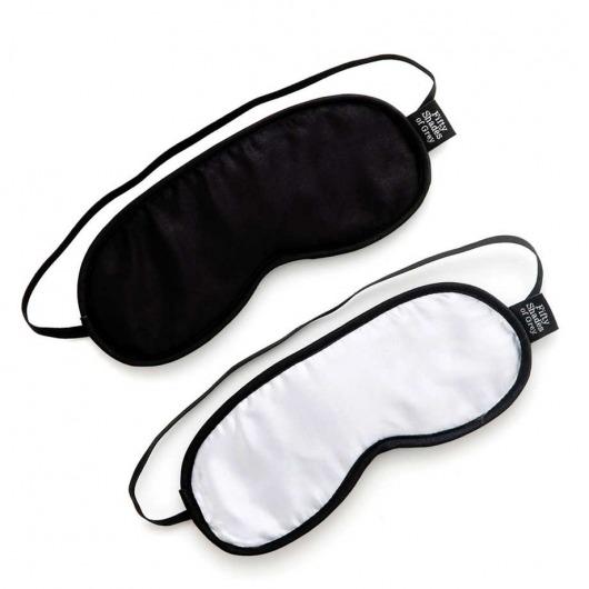 Набор из двух масок на глаза Soft Blindfold Twin Pack - Fifty Shades of Grey - купить с доставкой в Комсомольске-на-Амуре