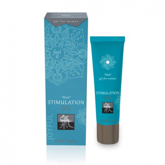 Возбуждающий интимный гель STIMULATION GEL Mint - 30 мл. - Shiatsu - купить с доставкой в Комсомольске-на-Амуре