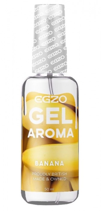 Интимный лубрикант EGZO AROMA с ароматом банана - 50 мл. - EGZO - купить с доставкой в Комсомольске-на-Амуре