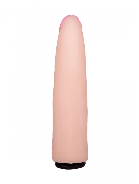 Пояс-трусики с насадкой Glamour - 17 см. - LOVETOY (А-Полимер) - купить с доставкой в Комсомольске-на-Амуре