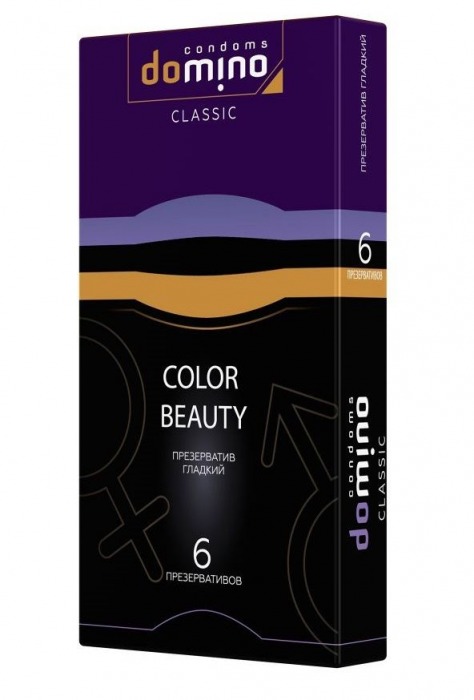 Разноцветные презервативы DOMINO Colour Beauty - 6 шт. - Domino - купить с доставкой в Комсомольске-на-Амуре