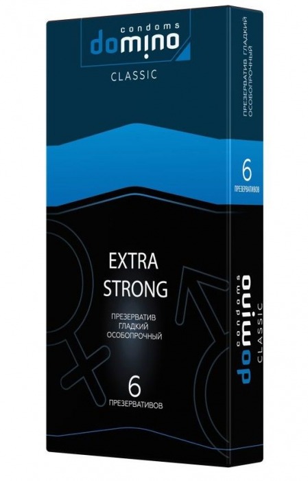 Суперпрочные презервативы DOMINO Extra Strong - 6 шт. - Domino - купить с доставкой в Комсомольске-на-Амуре