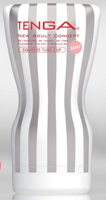 Мастурбатор TENGA Squeeze Tube Cup Soft - Tenga - в Комсомольске-на-Амуре купить с доставкой