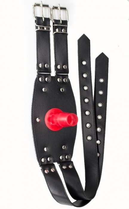 Черный узкий пояс на бедро с телесной насадкой - LOVETOY (А-Полимер) - купить с доставкой в Комсомольске-на-Амуре