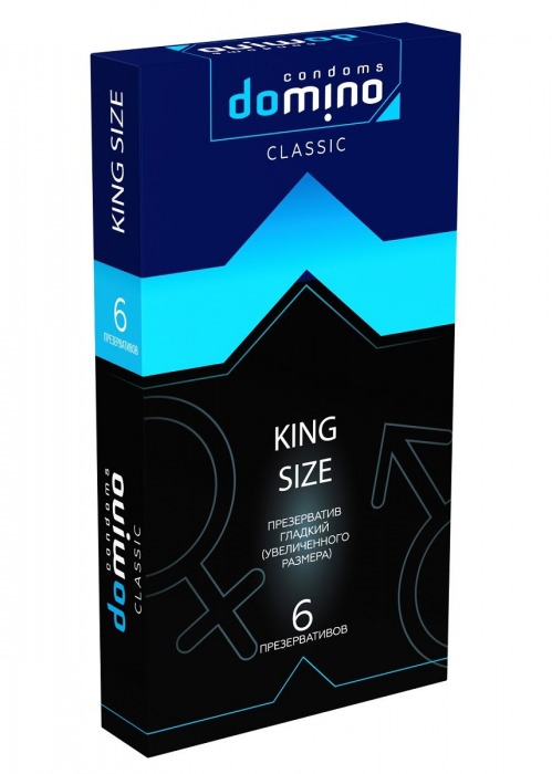 Презервативы увеличенного размера DOMINO Classic King size - 6 шт. - Domino - купить с доставкой в Комсомольске-на-Амуре