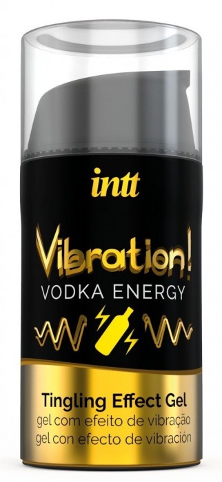 Жидкий интимный гель с эффектом вибрации Vibration! Vodka Energy - 15 мл. - INTT - купить с доставкой в Комсомольске-на-Амуре