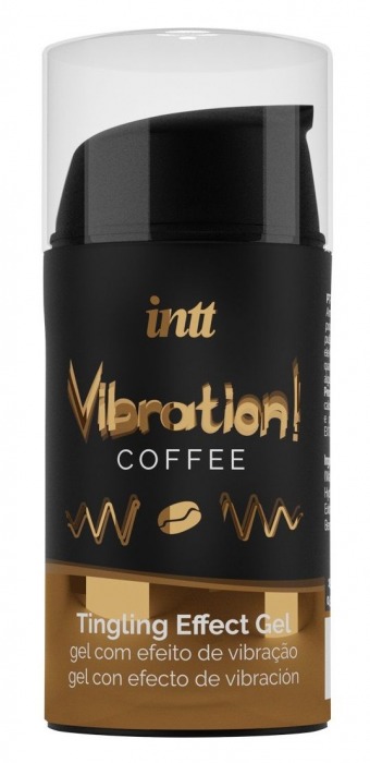 Жидкий интимный гель с эффектом вибрации Vibration! Coffee - 15 мл. - INTT - купить с доставкой в Комсомольске-на-Амуре