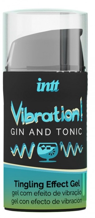 Жидкий интимный гель с эффектом вибрации Vibration! Gin   Tonic - 15 мл. - INTT - купить с доставкой в Комсомольске-на-Амуре