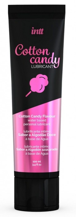 Интимный гель на водной основе Cotton Candy Lubricant - 100 мл. - INTT - купить с доставкой в Комсомольске-на-Амуре