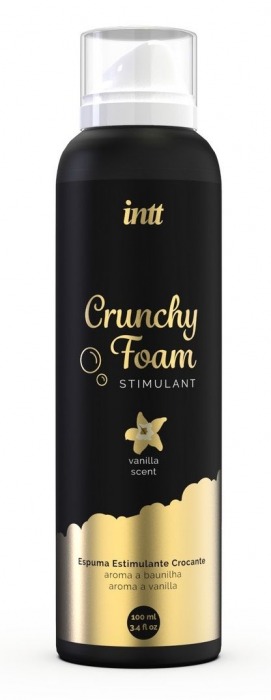 Пенка для массажа Crunchy Foam Stimulant Vanilla - 100 мл. - INTT - купить с доставкой в Комсомольске-на-Амуре