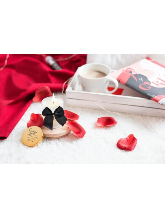 Массажная свеча Melt My Heart с ароматом карамели - 70 мл. - Bijoux Indiscrets - купить с доставкой в Комсомольске-на-Амуре